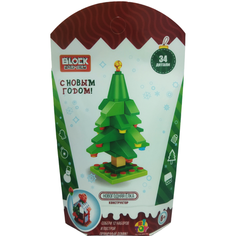 Конструктор BLOCKFORMERS новогодняя ёлка серия С новым годом 34 детали 1TOY Т2400_8