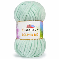 Пряжа Himalaya DOLPHIN BIG 100% Полиэстер, 200гр/80м, (76717 мятный) 1 упаковка (3 мотка)