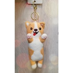 Корги батон мягкая игрушка 17 см брелок на рюкзак Нет бренда