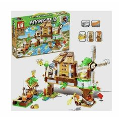 Конструктор MINECRAFT LB+ Водяная ферма №LB318 402 детали Lion King