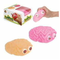 Игрушка-антистресс "Мозг", 8 см, цветная коробка, ассорти, 1TOY, Т23440