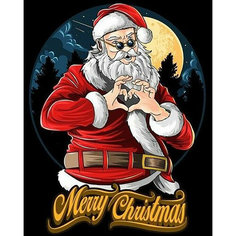 Картина по номерам Санта Клаус 40х50 см АртТойс