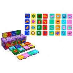 Деревянный Сортер Фигуры и предметы по комнатам ST0218 Fofa