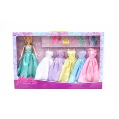 Игровой набор для девочки Кукла с платьями и аксессуарами в коробке, LR1305A Китай