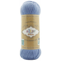 Пряжа Alize Superwash Artisan голубой (432), 75%шерсть/25%полиамид, 420м, 100г, 3шт