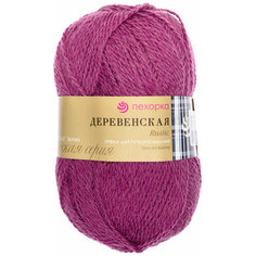 Пряжа Пехорка Деревенская ежевика(191), 100%шерсть, 250м, 100г, 2шт