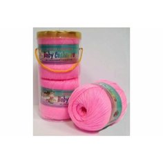 Пряжа Color City Беби Кашемир ярко-розовый (207), 60%искусственный шёлк/30%микрофибра/10%кашемир, 380м, 125г, 2шт