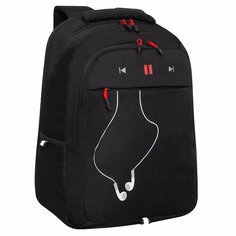 Рюкзак молодежный GRIZZLY с карманом для ноутбука 15", анатомической спинкой, для мальчика, мужской RU-432-4/2 Guangzhou Guangfeng Leather Co.,Ltd