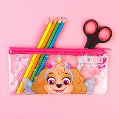 Пенал прозрачный,"Unicorns", Paw Patrol, 20,5х9,5 см