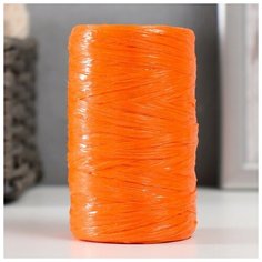 Пряжа для ручного вязания 100% полипропилен 200м/50гр. (40-апельсин) Noname
