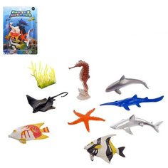 Набор животных «Подводные жители», микс Noname