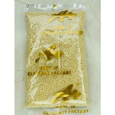 Бисер чешский для рукоделия и вышивки бежевый 450 грамм Paas