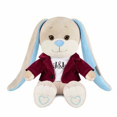 Мягкая Игрушка Jack&Lin Зайчик Жак в Бархатном Пиджаке с Футболкой 25 см в коробке Китай