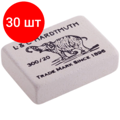 Комплект 30 штук, Ластик KOH-I-NOOR ELEFANT 300/20 12х45х31мм