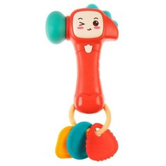 Погремушка «Молоточек», звук. свет. эффекты, цвет микс Крошка Я