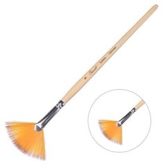 Кисть Синтетика Веерная ЗХК "Сонет" № 8 Невская палитра