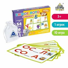 Настольная игра на память "Умное лото. Алфавит", мемори Pro Market