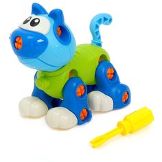 Конструктор отвёрточный "Кошечка", 43 детали с отвёрткой Pro Market