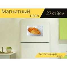 Магнитный пазл "Картошка, чаша, еда" на холодильник 27 x 18 см. Lots Prints