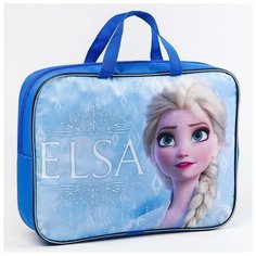 Папка с ручками А4, 35х27 см, текстиль, Холодное сердце Disney