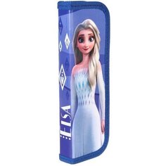 Пенал 1 секция, 55 х 205 х 25 мм, Холодное сердце "Эльза", ламинированный картон Disney