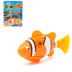 Аквариумная рыбка «Клоун», плавает в воде, работает от батареек Noname