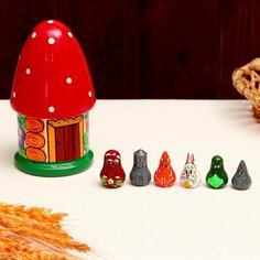 Пальчиковый театр в футляре «Теремок» Noname