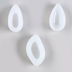 Форма силиконовая для эпоксидной смолы «Кулоны» набор 3 формы Noname