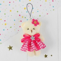 Подвеска «Мишка цветок на юбке», цвета микс Noname