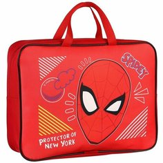 Папка с ручками А4, 35х27х10 см, текстиль, Человек-паук Marvel