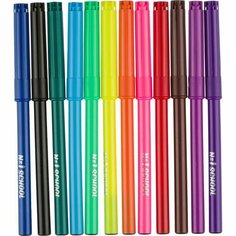 Набор фломастеров 12 цветов №1 School Волшебный Единорог (линия 1-2мм, смывающиеся с вентилируемыми колпачками), 24 уп.