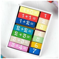 Логический набор «Решаем» 36 деталей, примеры Томик