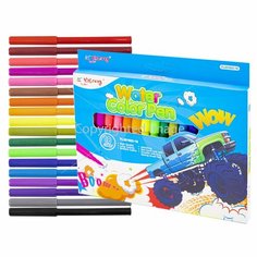 Фломастеры для рисования Softness 18 цветов Yalong