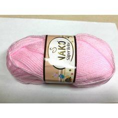 Пряжа Nako Super 8шт bebe 100% Aкрил 50гр Пр-во Турция Нет бренда