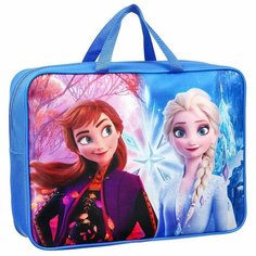 Disney Папка с ручками текстиль А4 100мм 350*270 2ш48, Холодное сердце