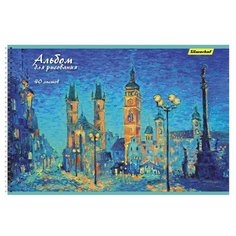 Альбом для рисования Silwerhof Ночной город 29.7 х 21 см (A4), 100 г/м², 40 л