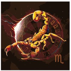 Картина по номерам, "Живопись по номерам", 48 x 48, KTMK-scorpio04