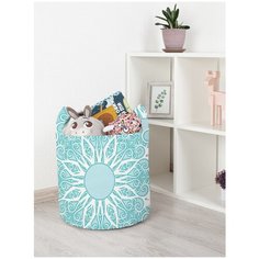 Корзина для игрушек JoyArty "Цветочный узор" 35x35 см