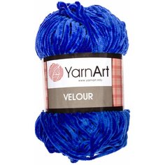 Пряжа YarnArt Velour василек (857), 100% микрополиэстер, 170м, 100г, 1шт