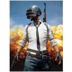 Картина по номерам на холсте PUBG - 1 30 x 40