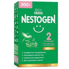 Смесь Nestogen (Nestlé) 2 Premium для регулярного мягкого стула, с 6 месяцев, 300 г
