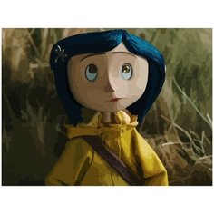 Картина по номерам на холсте коралина в стране кошмаров - 756