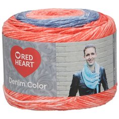 Пряжа для вязания Red Heart Denim color 150гр 340м (100% акрил) (00005 магнит), 3 мотка