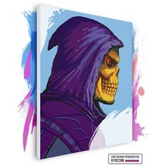 Картина по номерам на холсте В Профиль - Skeletor, 30 х 40 см Красиво Красим