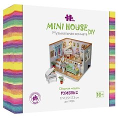 Румбокс. Интерьерный конструктор DIY MINI House Музыкальная комната, M026. Полностью русифицировано. Hobby Day