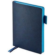 Ежедневник BrunoVisconti недатированный, А5 (145 х 207 мм), "BOSTON" темно-синий 272 стр, Арт. 3-228/05