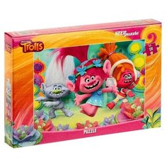Степ Пазл Пазлы Trolls, 120 элементов, микс. "Микс" - один из товаров представленных на фото, без возможности выбора. Step Puzzle