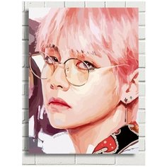 Картина по номерам Музыка BTS Тахэн - 6032 В 30x40