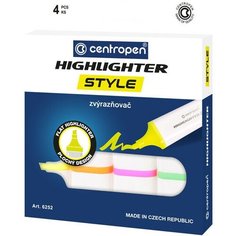 Набор текстовыделителей Crown "Multi Hi-Lighter Aroma" 6цв, 1-4мм, ароматиз, чехол с европодвесом