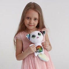 Мягкая игрушка с пайетками "Кошечка Шанти" Нет бренда
